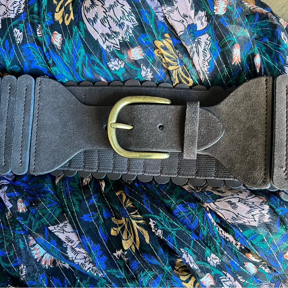 Anthropologie Tabitha tall belt in XS - dark brown- new without tags